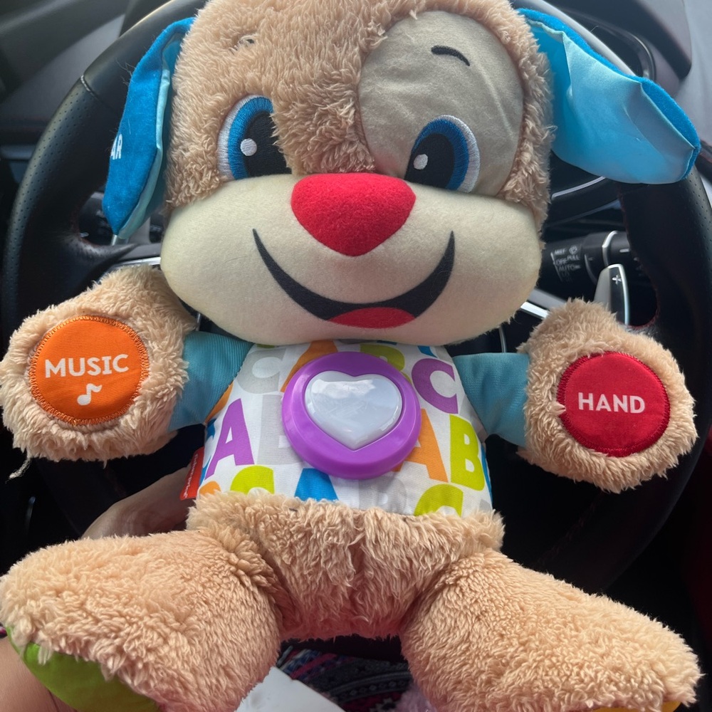 Fisher-Price Colorful Learning Puppy with Lights and Music